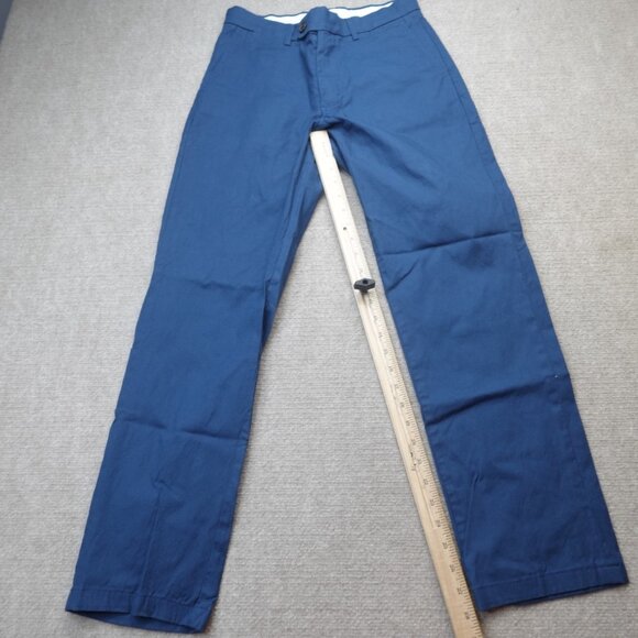Spier & Mackay Pants 29 x 28 Blue Solid Cotton Blend - Picture 2 of 10
